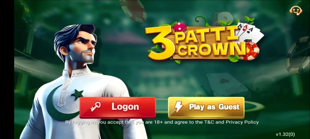 3 Patti Crown Account Sign Up